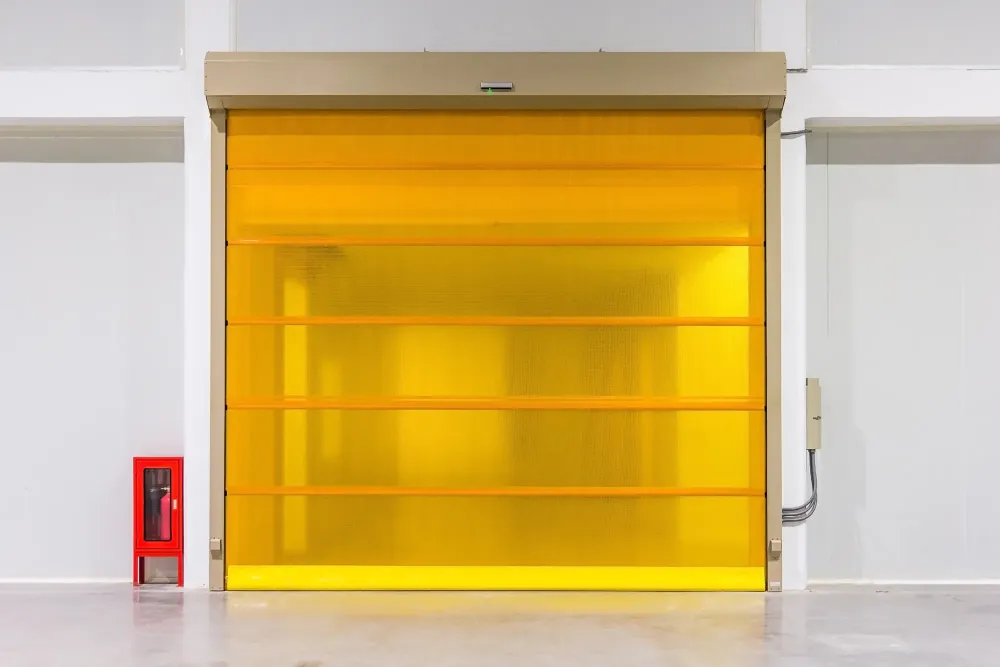 Porte de garage industrielle à Liège