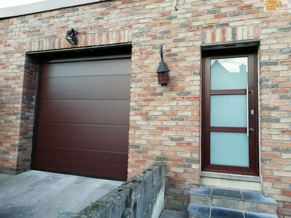 porte-de-garage-Chassis Liège
